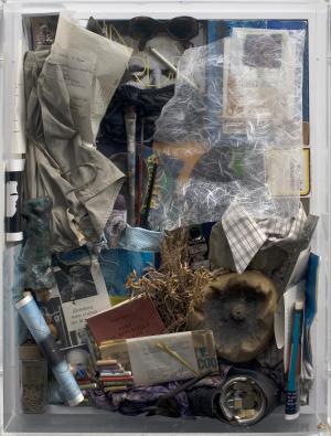 Arman, Portrait d André Verdet, 1982 / Collection CIAC © P. Massabo