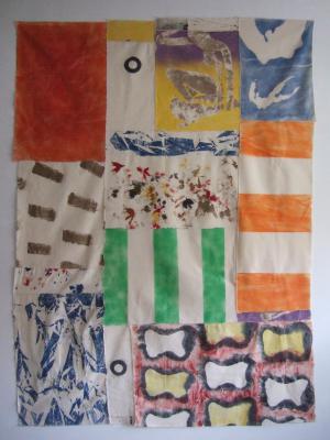 Marcel Alocco, La peinture en patchwork © Marcel Alocco